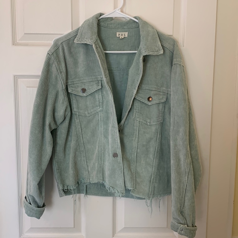Corduroy shacket
